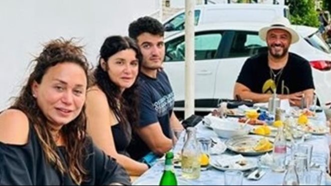 غادة عادل وطليقها 