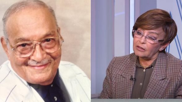 الفنان الراحل عبد المنعم مدبولي و نجلته