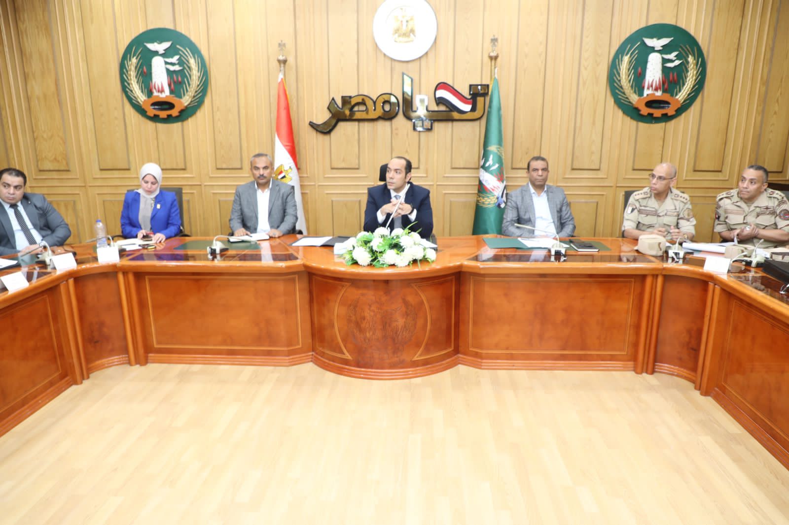 اجتماع محافظ المنوفية 