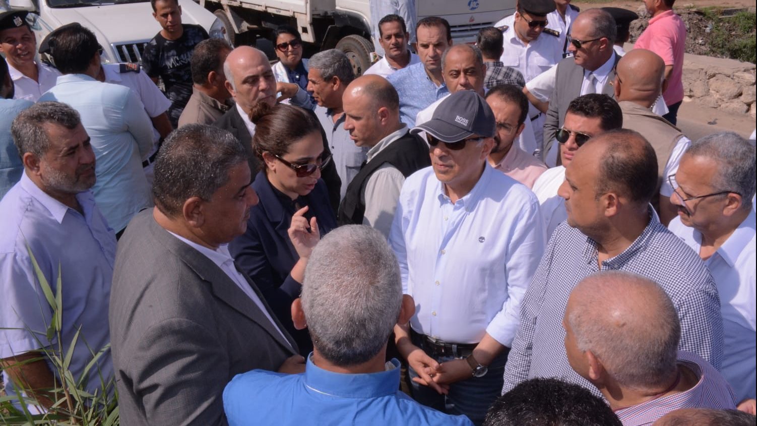 نائب محافظ البحيرة و وزير الزراعة 
