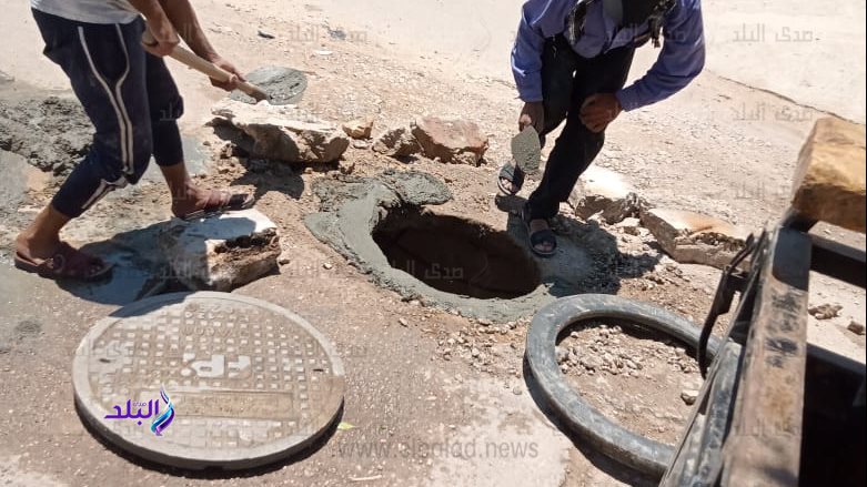 مياه القناة: استمرار أعمال الملس والتطهير وتركيب مطابق للصرف