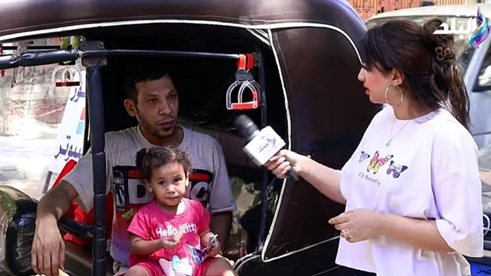 الطفلة روان ووالدها