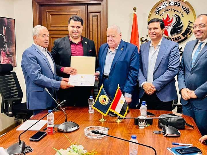  الفريق جلال الهريدي رئيس حزب حماه الوطن