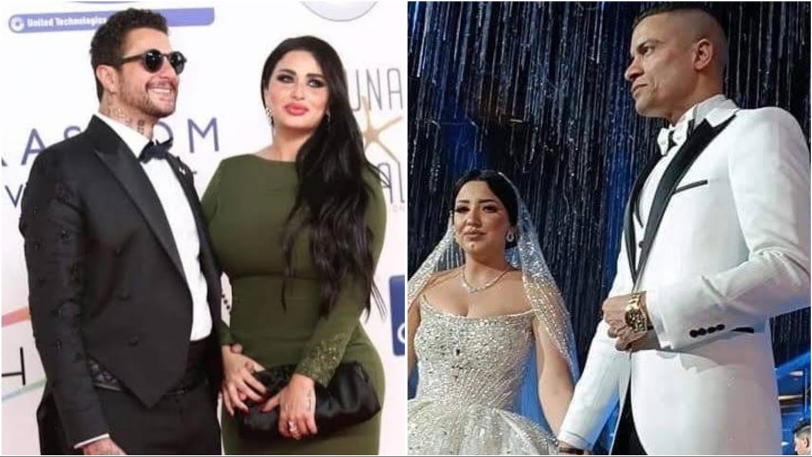 طليقتا حسن شاكوش وأحمد الفيشاوي 