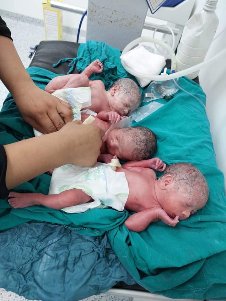 ولادة أطفال في مستشفي الباجور 