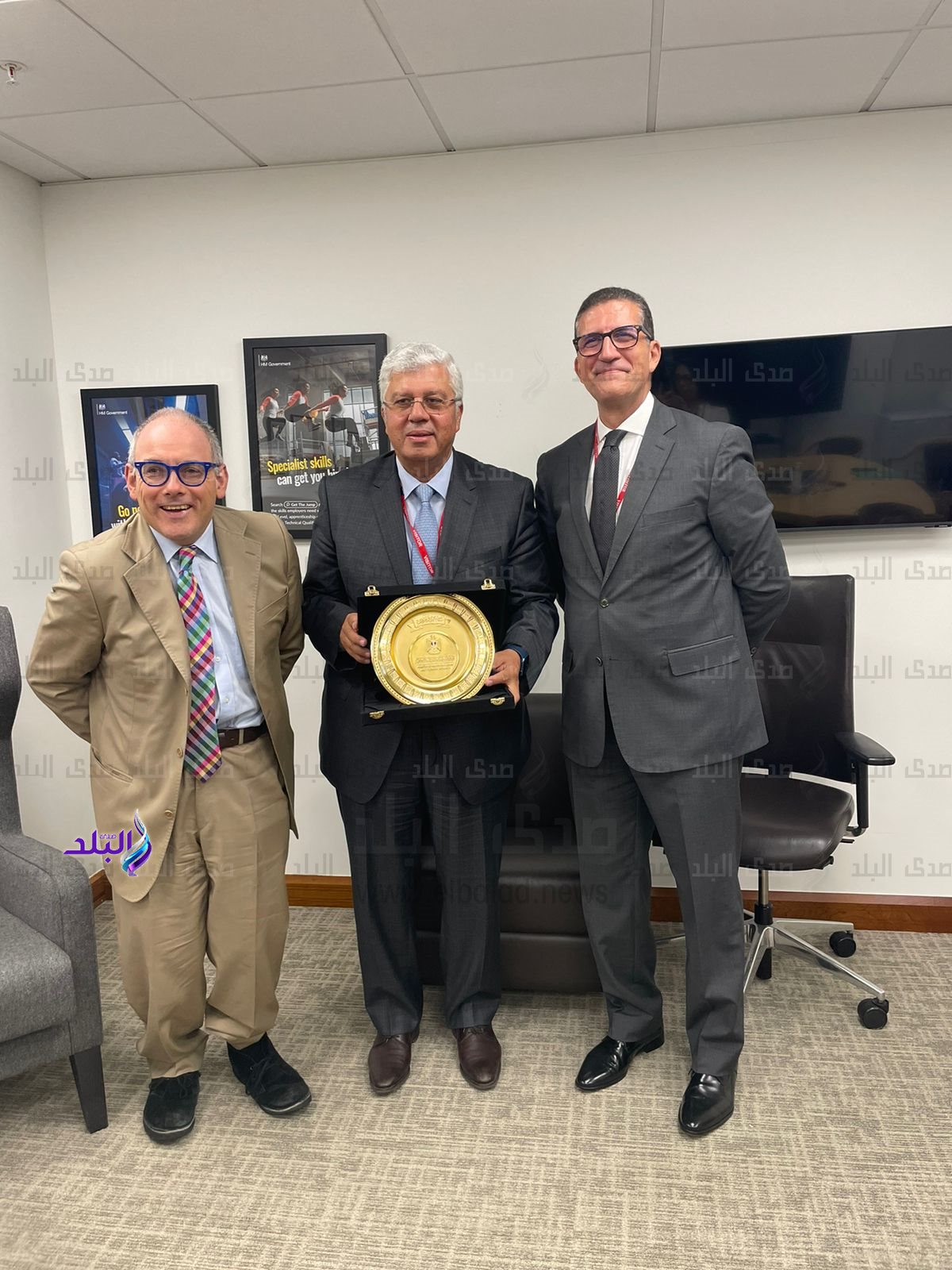 وزير التعليم العالي يلتقي بنظيرة البريطاني