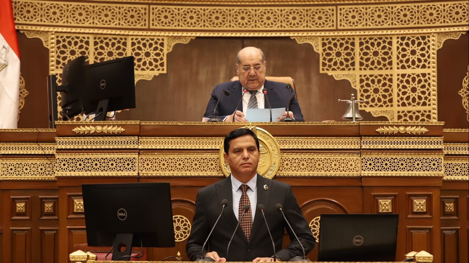 النائب اللواء طارق نصير أمين عام حزب حماة الوطن