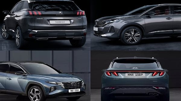  مقارنة بين بيجو 3008 و هيونداي توسان الـ SUV  موديل 2023 