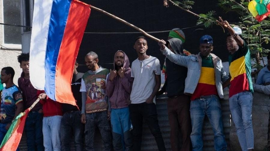 روسيا مع دول أفريقيا