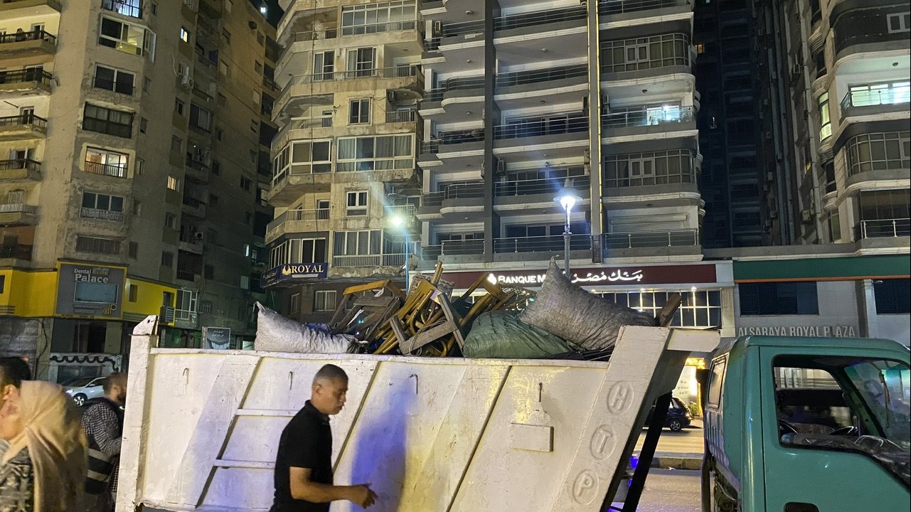 إزالة الإشغالات شرقي الإسكندرية