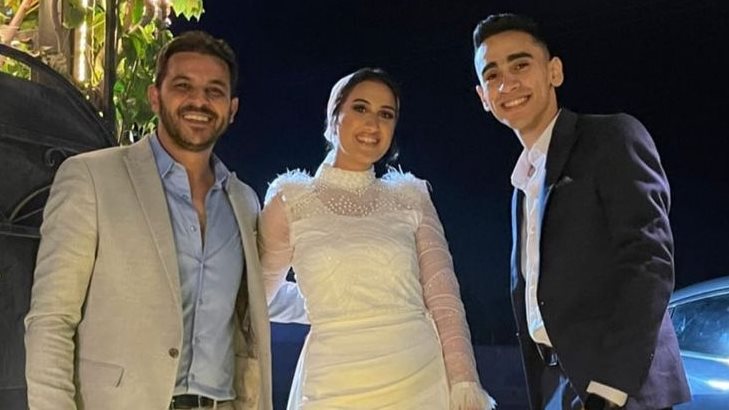 شقيقة محمد رشاد وخطيبها 
