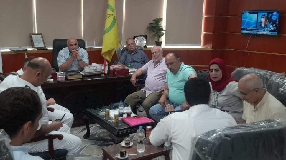 اجتماع لجنة المرور بمدينة العريش 
