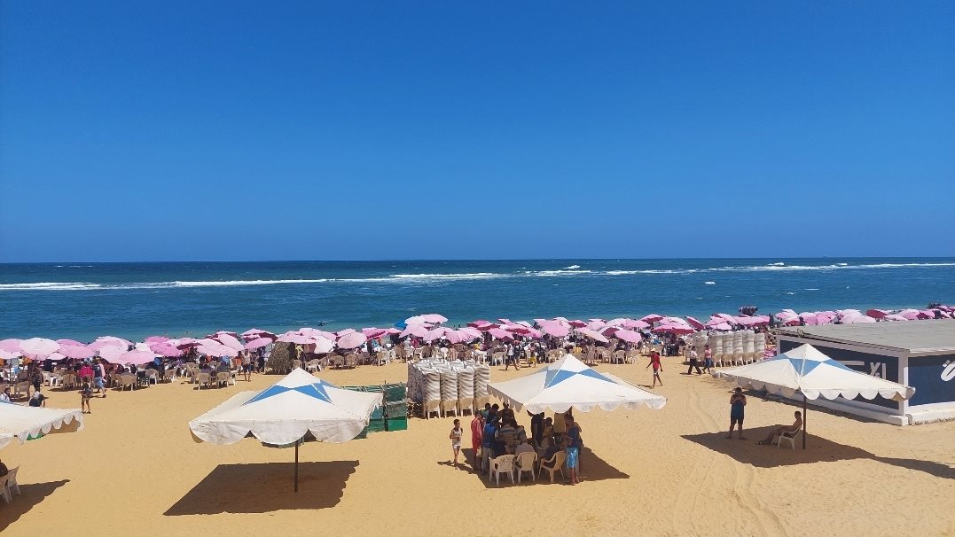 شواطئ الإسكندرية اليوم