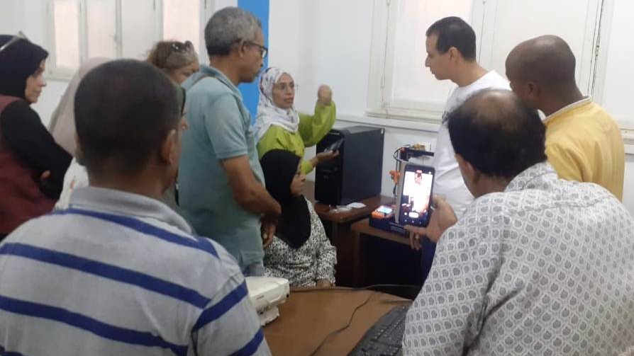 جانب من التدريب جانب من التدريب