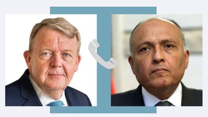 وزير الخارجية سامح شكري يتلقى اتصالاً من نظيره الدنماركي