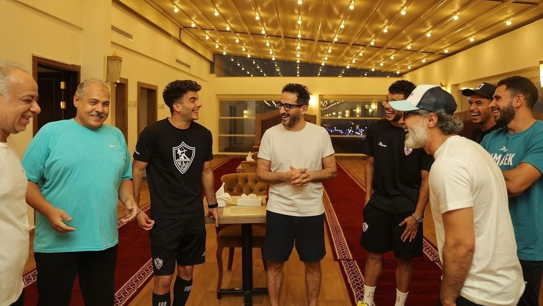 احمد حلمى ولاعبي الزمالك