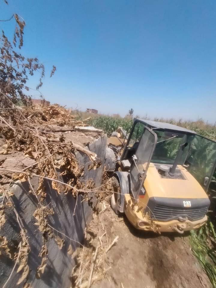 إزالة التعديات في المنوفية 