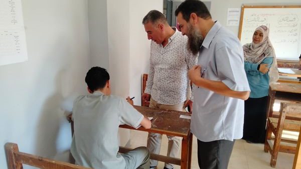 وكيل وزارة الصحة يتفقد امتحانات التمريض