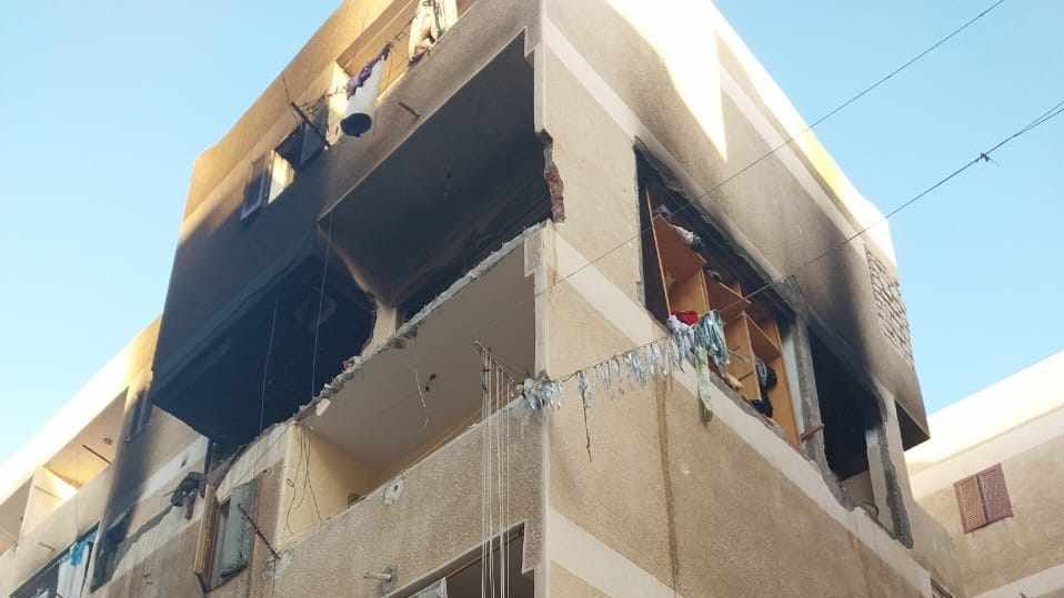 حريق بالكيلو ٢٦ غربي الإسكندرية