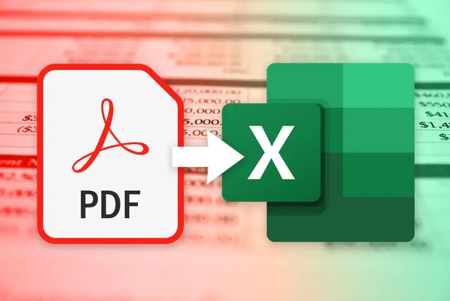 تحويل ملف PDF إلى Excel