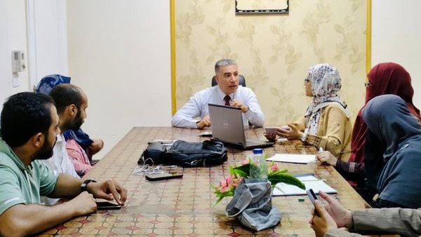مديرية  صحة مطروح خلال الاجتماع