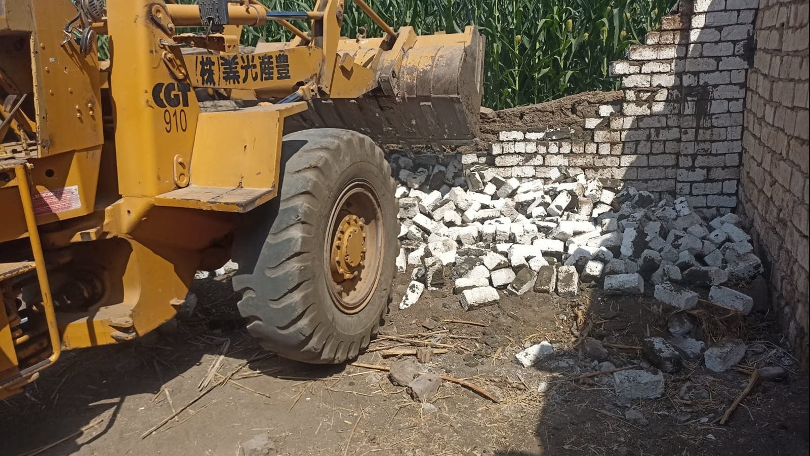 إزالة التعديات بالبحيرة