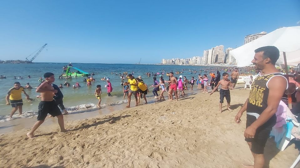 شواطئ الاسكندرية اليوم
