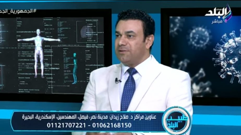 الدكتور صلاح زيدان رئيس قسم المسالك البولية والتناسلية