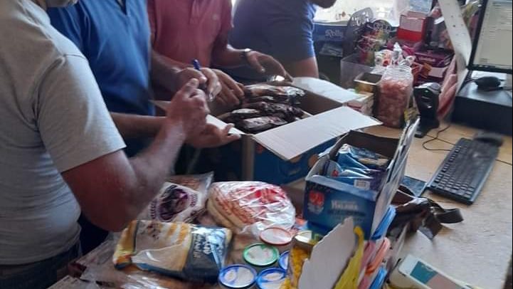 حملة تموينية علي الاسواق  والمحلات بالعريش