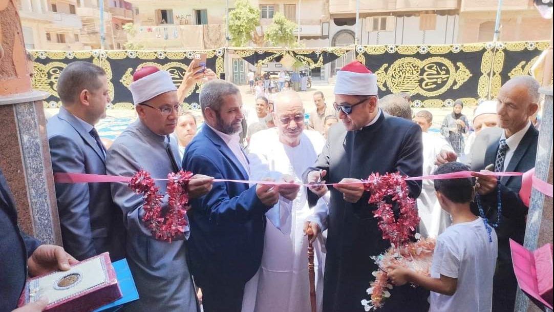 افتتاح مسجد سيدى على الشامي بقرية سندنهور
