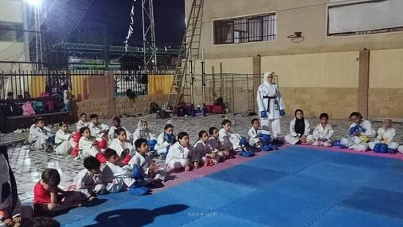 نشاط رياضي داخل الأندية  بالعريش 