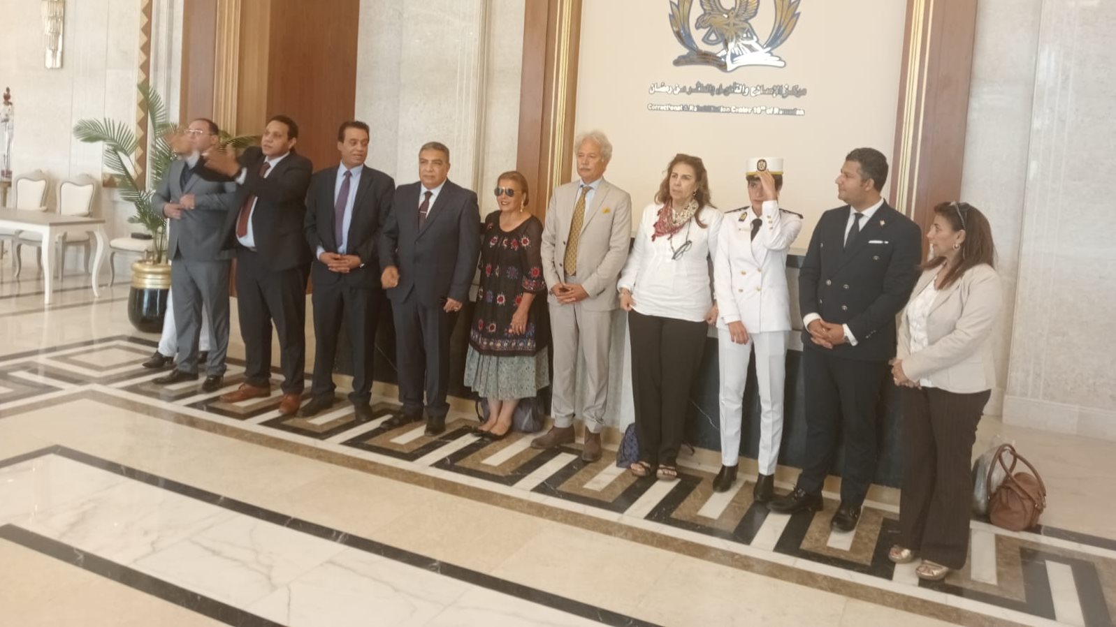 جانب من الزيارة