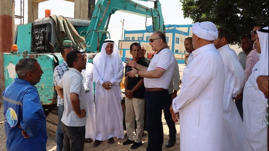 تفقد محطتي  مياه الشرب برمانة 