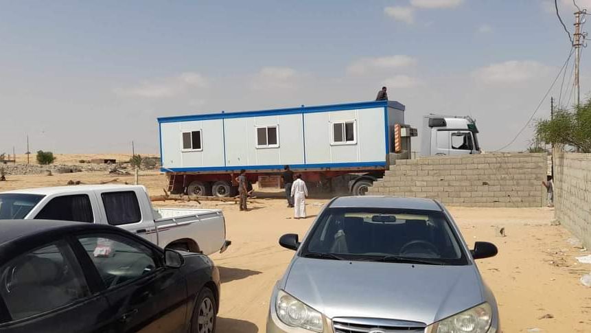 تدشين كرفانات لتقديم الخدمات الطبية بقرى الشيخ زويد 