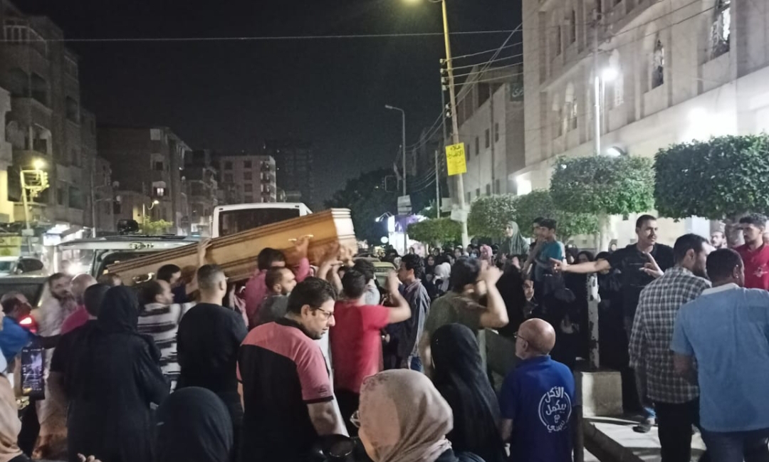 جنازة عريس توفي قبل زفافه بالمحلة