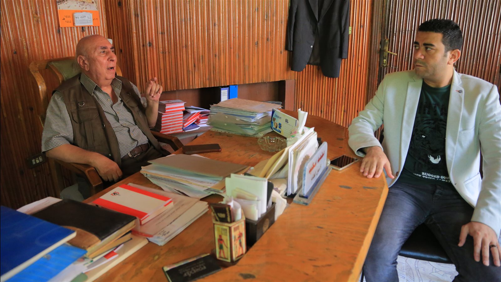 حوار معتز الخصوصى مع محمد فرج الأمين المساعد لحزب التجمع