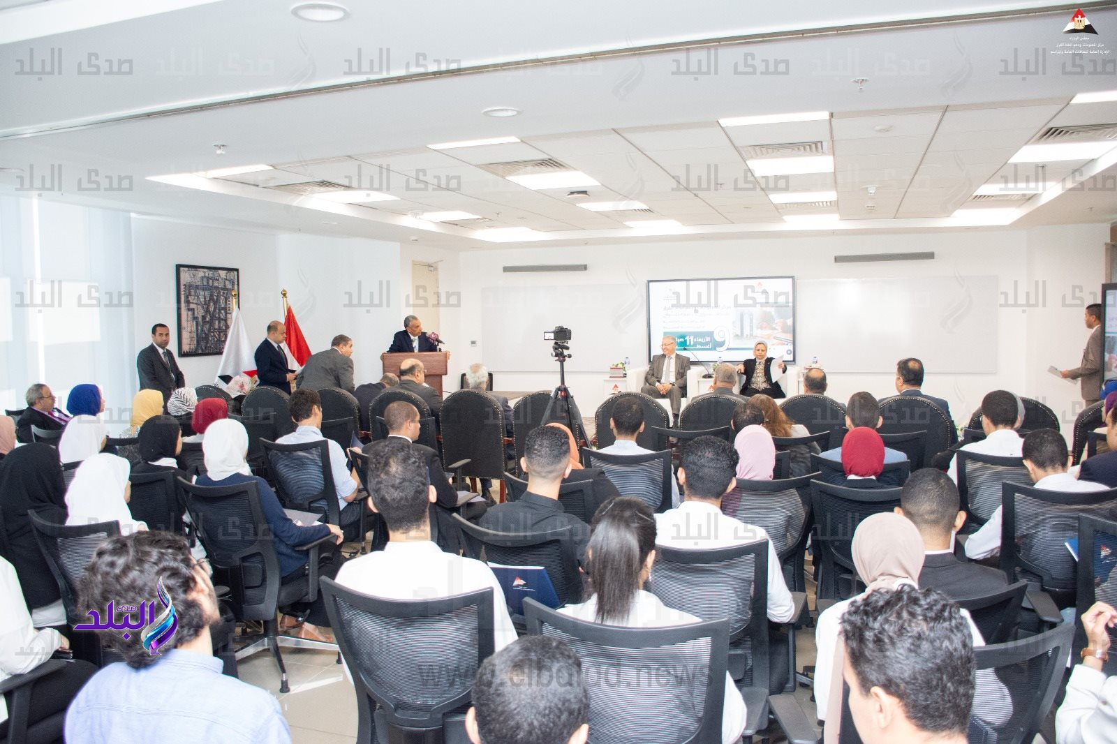 زيارة مركزالمعلومات ودعم اتخاذ القرار بجامعة حلوان