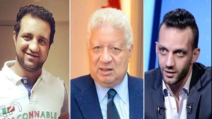 مرتضى منصور ونجليه 