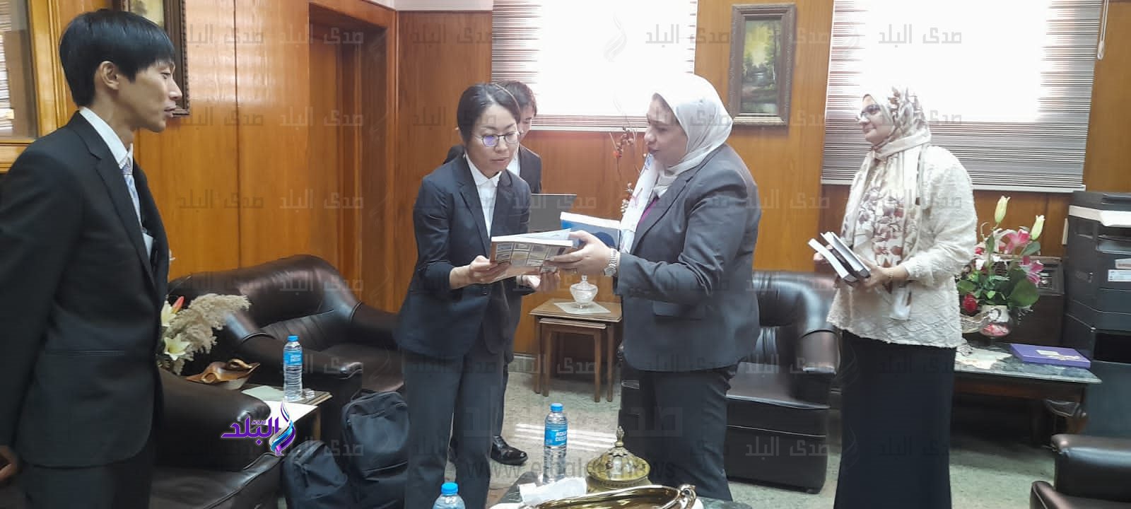 وفد مؤسسة اليابان بالقاهرة3