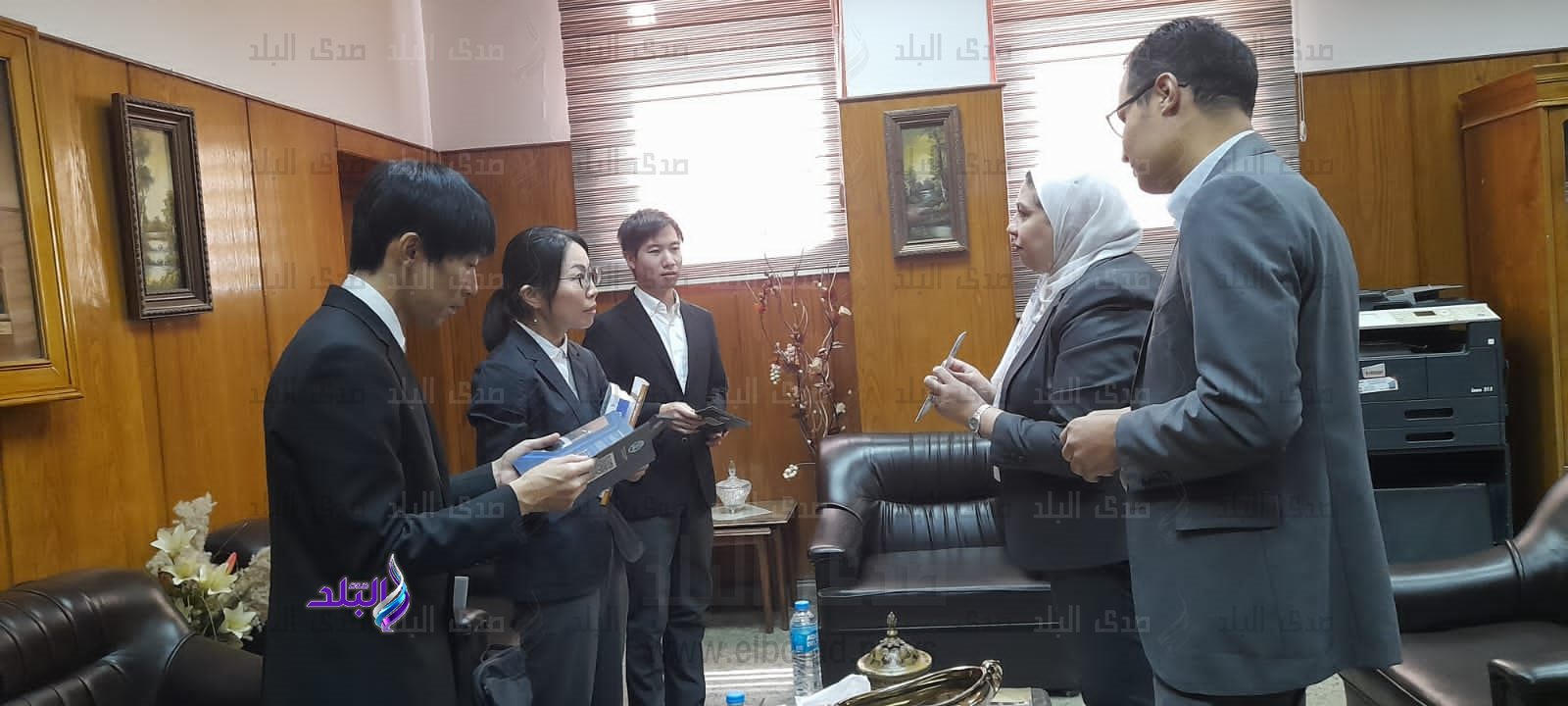 وفد مؤسسة اليابان بالقاهرة1