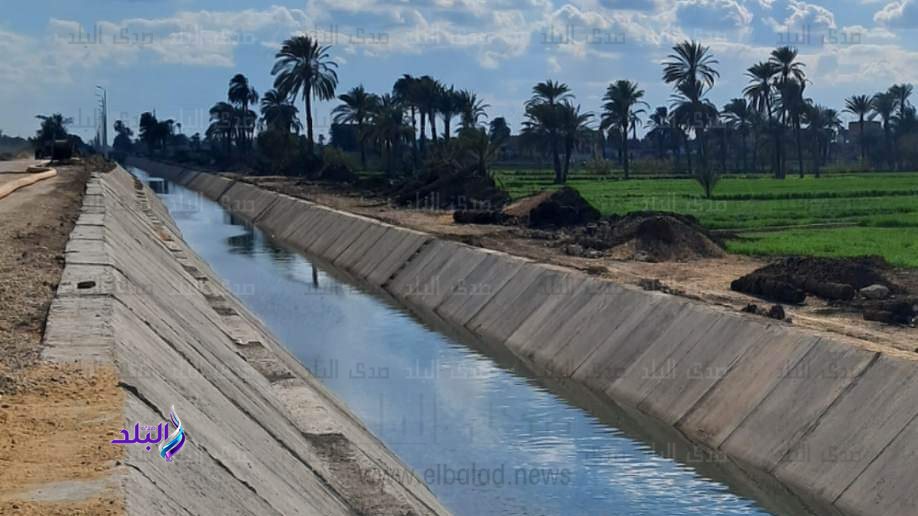 مشروع تبطين الترع والمساقى بالمنيا 