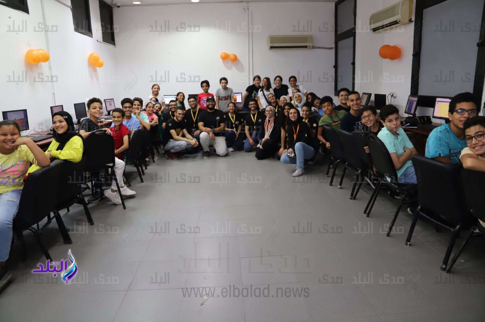 جامعة الطفل في زيارة لحاسبات عين شمس