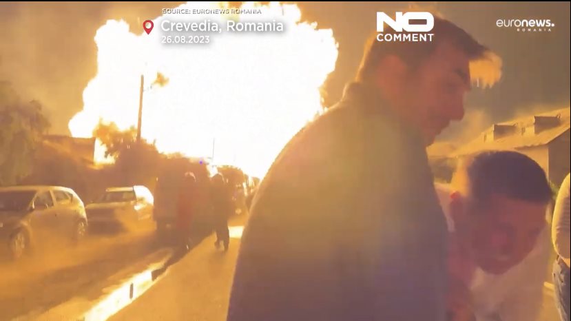 انفجاران يهزان محطة وقود في رومانيا 