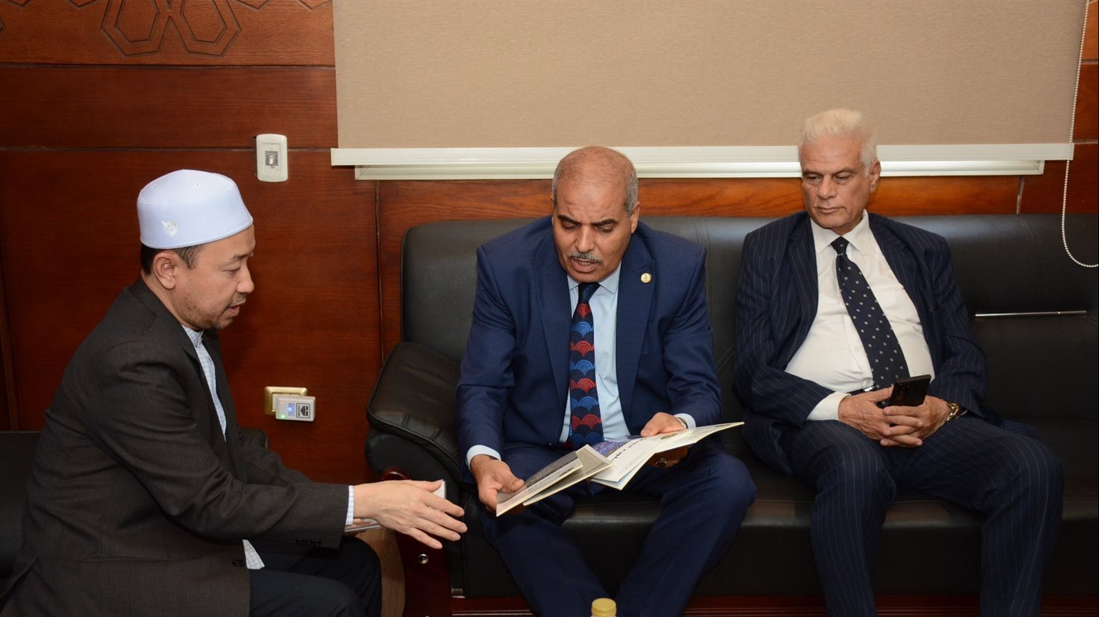 مسؤولو المنظمة العالمية لخريجي الأزهر