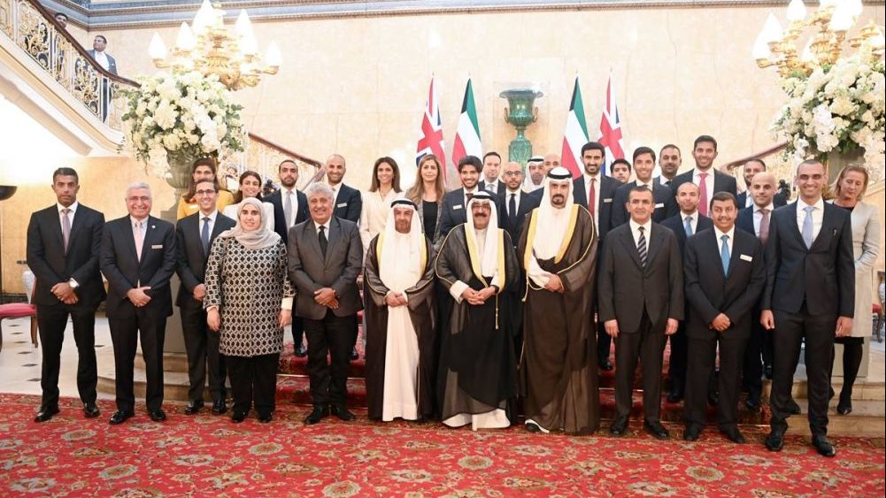ولي العهد الكويتي في احتفالية تأسيس مكتب استثمار لندن 