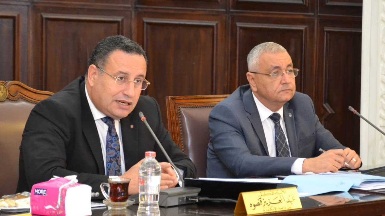 الدكتور عبدالعزيز قنصوة رئيس جامعة الإسكندرية 