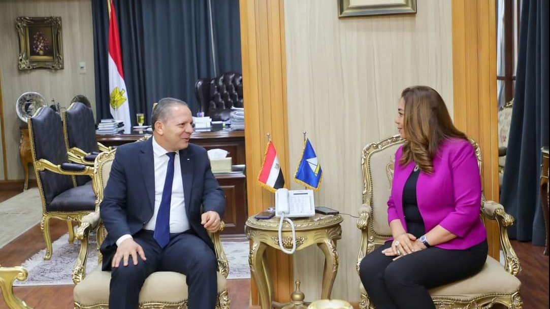 منال عوض محافظ دمياط