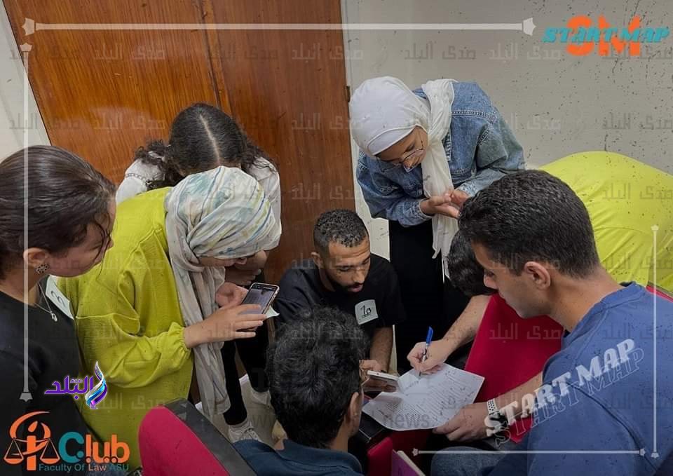 اختتام فعاليات المعسكر التدريبي الأول لنادي الابتكار وريادة الأعمال بكلية الحقوق