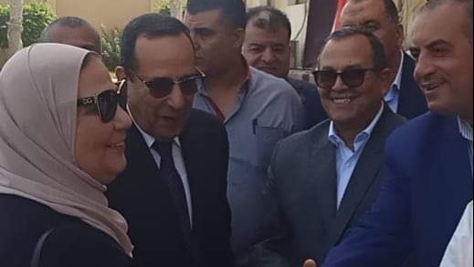 وزيرة التضامن الاجتماعي في العريش 