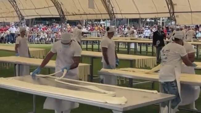 اكبر قطعة جبن في العالم